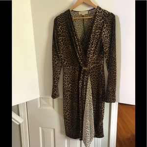 Women’s Michael Kors size S leopard print dress